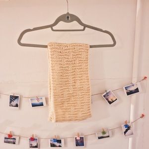 Knitted infinity scarf